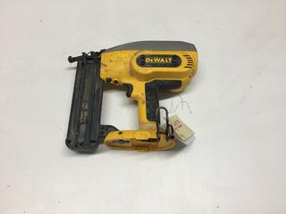 DeWalt DC608 18 V Cordless 18 Gauge Nailer. *No Batteries or Chargers*.
