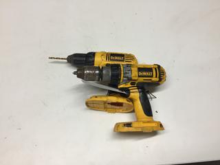 (2) DeWalt DC759 18 V Cordless Drills. *No Batteries or Chargers*.