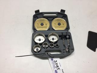 Unused Mastercraft Diamond Bit Hole Saw Kit.
