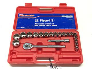 Westward 1/2" Drive Socket Wrench Set. *Incomplete*.