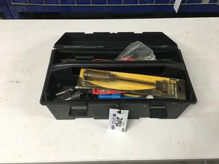 Tool Box c/w Assorted Hardware.
