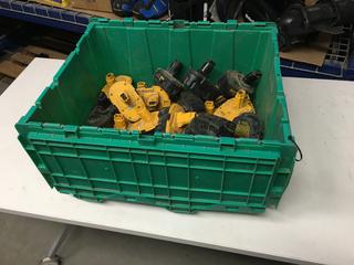 DeWalt Bin of Assorted Cordless Batteries.