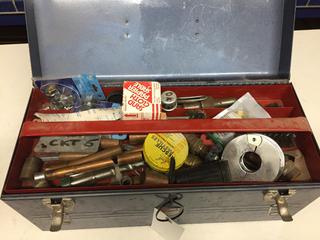 Beach Tool Box of Plumbing Hardware.