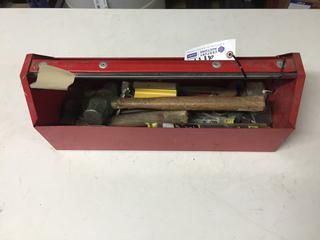 Tool Box with Assorted Hand Tools.