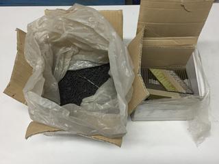 Quantity of Drywall Screws and 3 1/4" Paper Collated Strap Nails.