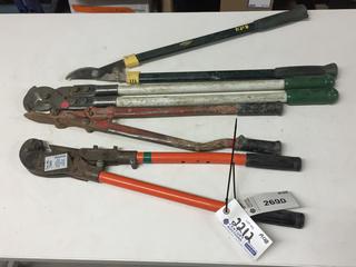 Thomas & Betts Ratchet Crimper, Cable Cutter, Steel Strap Cutter & Pruner.