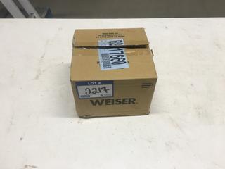 (2) Weiser Powerbolt 2 Touchpad Electronic Deadbolts.