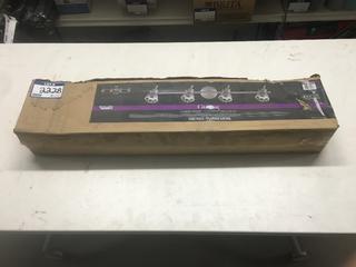 Gunnar Fixed Track Brushed Nickel/Grey, 33.25"W.