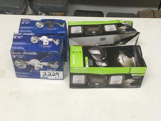 (3) Motion Activated Exterior Lights.