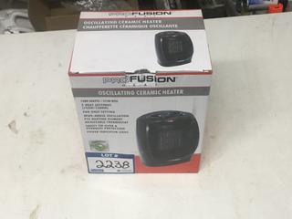 Pro Fusion 1500W Oscillating Ceramic Heater.