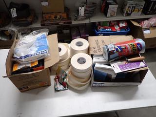 Quantity of Assorted Drywall Tape, Corner Tape, Insulated Foam Tape, Etc.