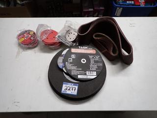 Quantity of Assorted Cutting Wheels, Sanding Discs & Belts.