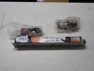 Power Rake 6-Function-In 1-Blade 21"x 22" & (2) 2" Trailer Balls.