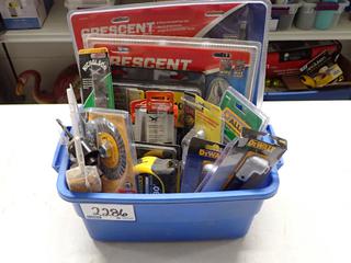 Quantity of Screwdriver Sets, DeWalt Right Angle Attachment, Allan Keys, Snap Ring Plier Set, Files, Etc.