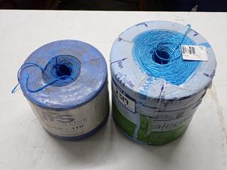 (2) Spools of High Visibility Round Baler Cord.