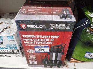 Red Lion RL-SS100T Stainless Steel 1hp Premium Effluent Pump.