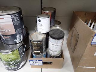 Quantity of Rustoleum Chalk Paint, Milk Paint & Assorted Cans of Paint/Primer.