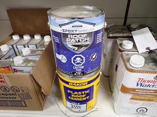 (1) 3.78L Epoxy Shield Roof Patch & (1) Plastic Roof Cement.