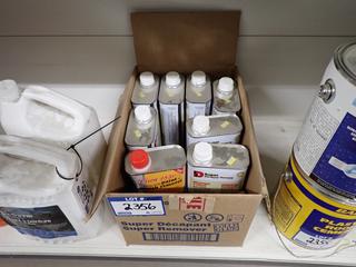 (8) 1L Cans of Adhesive Remover.