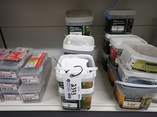 Approximately (7) Containers of Assorted Galvanized Spiral Nails.