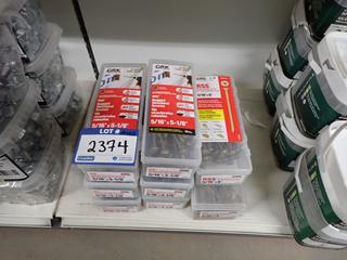 (8) GRK RSS Rugged Structural Screws, 5/16"x 5-1/8", 5/16"x 6" & 5/16"x 4".