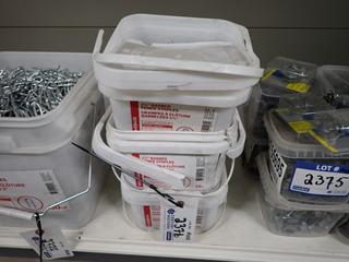 (3) Containers of 1 3/4" Barbed Fence Staples.