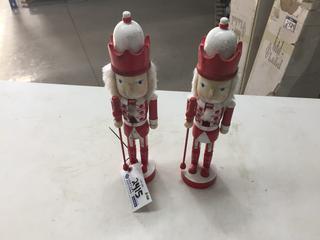 (2) Danson Decor 18" Christmas Nutcrackers.
