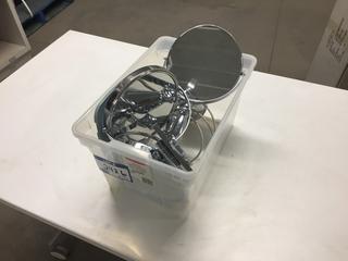 (2) Vanity Mirrors, (1) Swing Arm Mirror & (1) Hand Held Mirror.