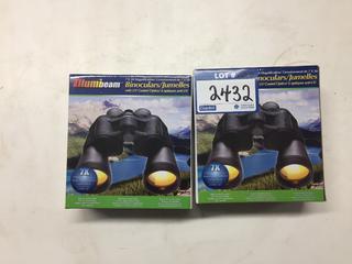 (2) Illumibeam Binoculars, 7x50 Magnification.