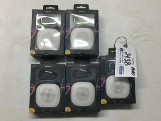 (5) Portable Bluetooth Speakers.