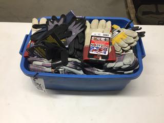 Quantity of Work Gloves.