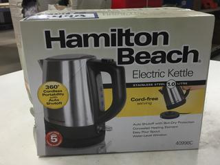 Hamilton Beach 1L Electric Kettle.