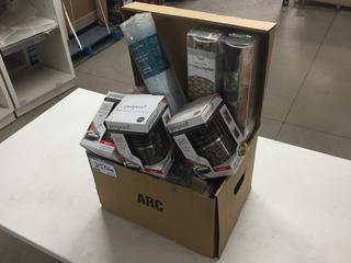 Quantity of Wallpaper, Food Storage Containers & Glass Cling.