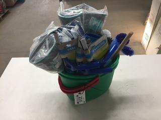 Quantity of Cleaning Brushes,  Buckets & Squeegees.