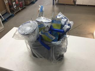 Quantity of Cleaning Brushes,  Buckets & Squeegees.