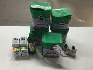 Quantity of Plant Food, Root Form & PH Test Kits.