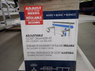 Closet Maid Adjustable Closet Organizer Kit.