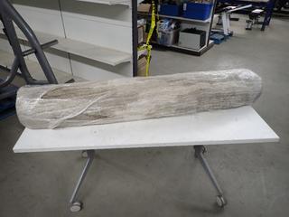 Beige/Cream Plush Area Rug.