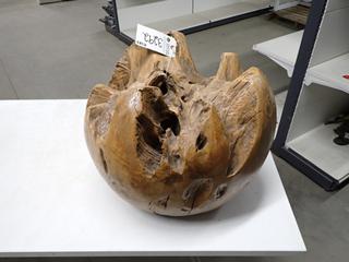 Teak Root Ball, Approximately 22"D x 18".