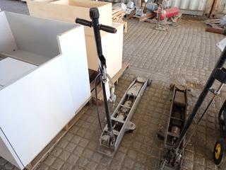 Hydraulic Floor Jack, Approximately 10 Tons.