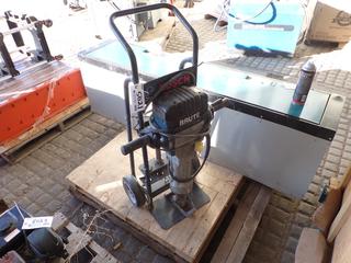 Bosch Brute Turbo Jack Hammer, Model # 3 611 C0A c/w Stand and (2) Bits.
