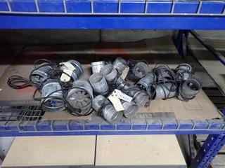 (15) 4" Inline Fans and (4) 6" Inline Fans.