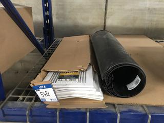 Box of 24"x6" Sidewall Metal Heat Vent Grills (Damaged) & Quantity of 5" Heat Pipes (24"L).