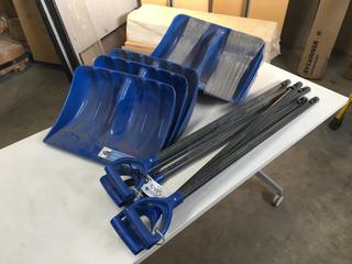 Quantity of Cozyline Anti-Slip 19" Snow Shovels.