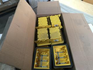 (2) Boxes-Hubbel Banana Box Electrical Boxes. (2023FBAR).