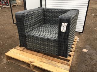 Wicker Patio Chair.