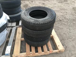 (4) Carlisle Radial Trail Tires ST 235/80 R16. *No Rims*.