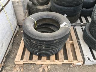 (2) Michelin Energy XTA 265/70 R 19.5 Radial 143/141 J. *No Rims*.