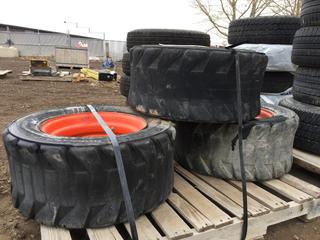 (3) Skid Steer Tires 31 x 12 - 16.5 NHS c/w Rims.