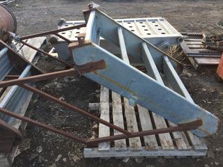 Set of Steel Steps with Railing 40" Width.